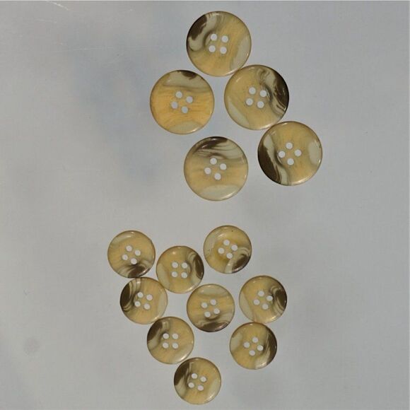 Vintage Celluloid Buttons Lot Of 14 - Picture 5 of 5